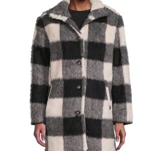 Marine Layer Stephanie Gingham Coat XS
